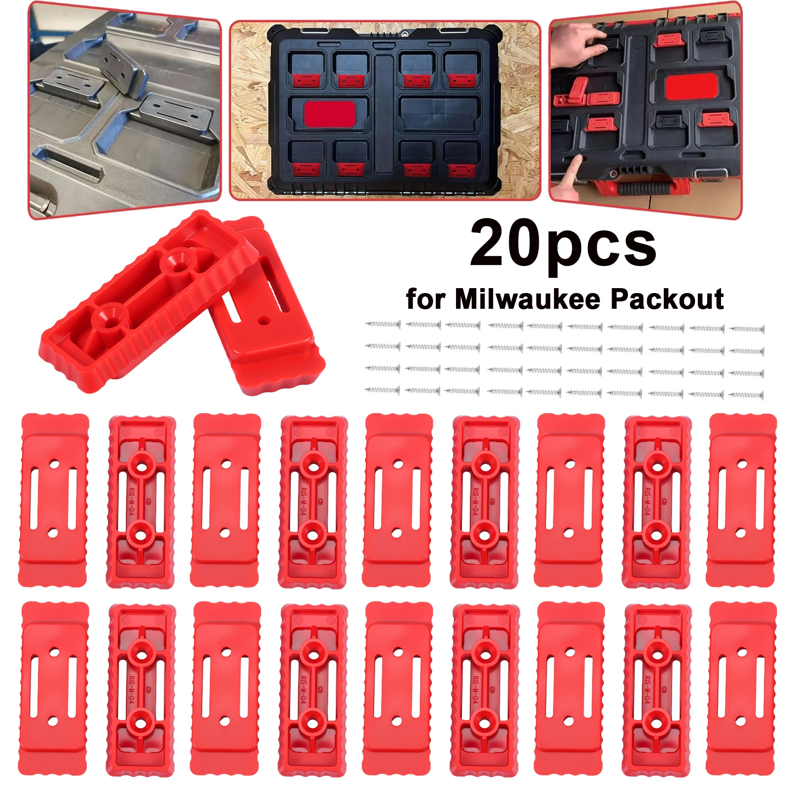 Workshop Electric Tools - 20 قطعة من أقدام التثبيت لنظام