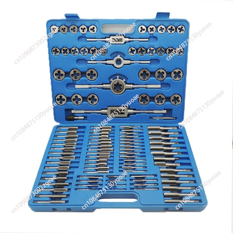 Tap Die Set - 110 قطعة تحمل الصلب الحنفية ويموت