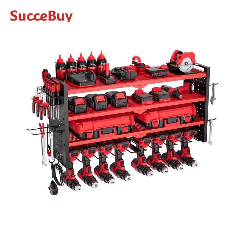 Workshop Electric Tools - منظم أدوات يدوية من 4 طبقات