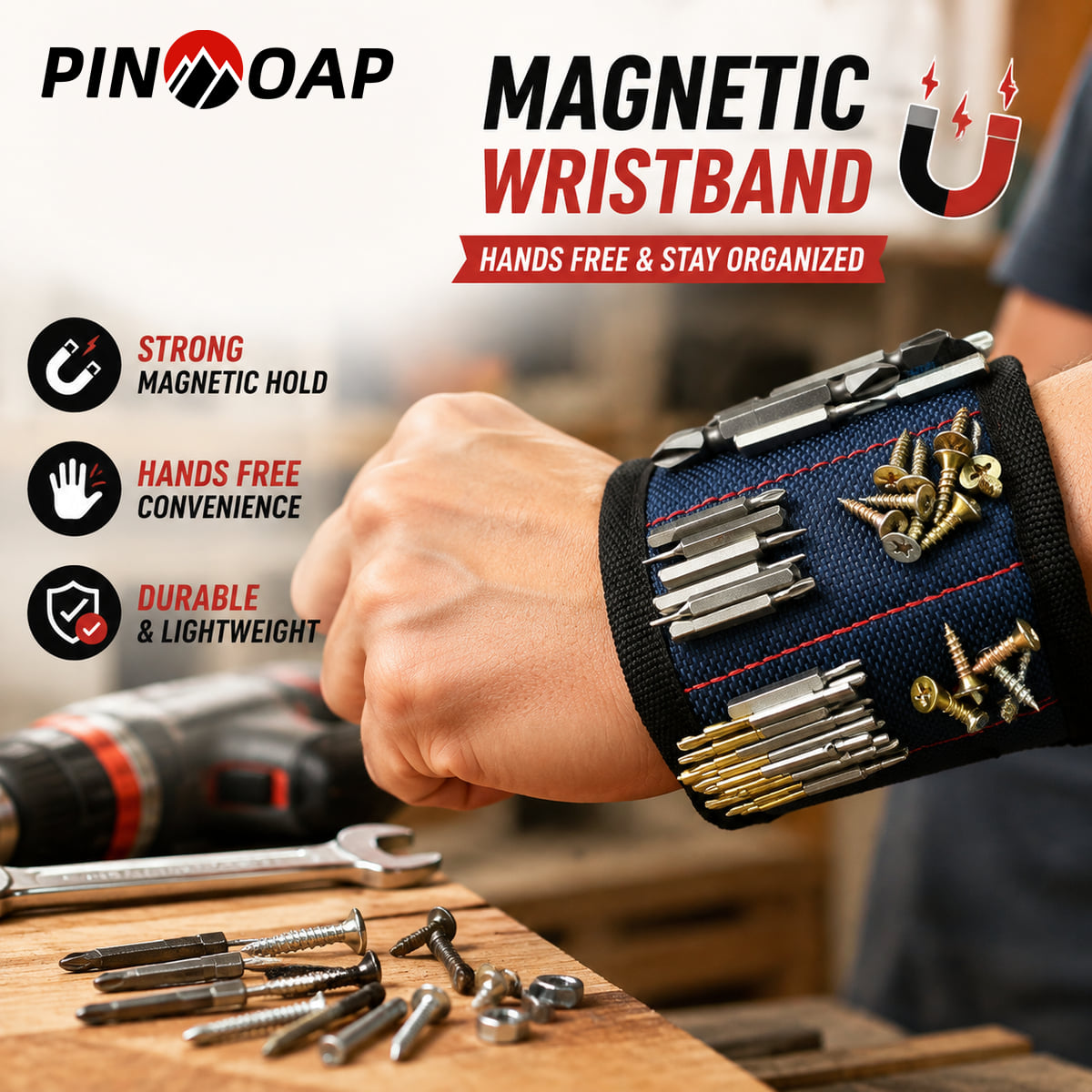 Workshop Electric Tools - PINMOAP سوار مغناطيسي للأدوات من PINMOAP